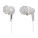 Panasonic Wired Earphones - Wired, White (RP-HJE125-W)