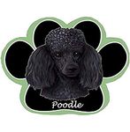 E&S Pets Black Poodle Non Slip Paw Shaped Mouse Pad