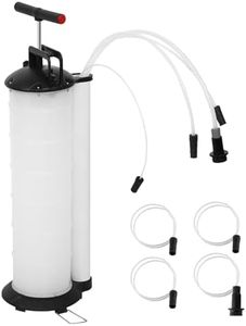 M.J COMFY-LIFE Manual Vacuum Oil Pump 7L – Fluid Extractor Suction Pump for Oil, Petrol & Fuel Transfer, Includes 4 Tubes, Suitable for Cars, Motorbikes & Marine Engines