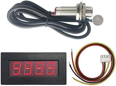 DIGITEN 4 Digital LED Tachometer RPM Speed Meter+Hall Proximity Switch Sensor NPN Red