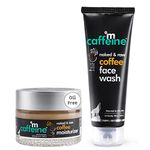 mCaffeine Face Care Kit for Oily Skin with Oil Free Face Moisturizer & Oil Control Coffee Face Wash | Tan Removal & Damage Repair Regime for Men & Women | Pack of 2