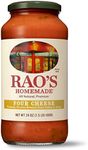 Rao's Homemade Four Cheese Pasta Sauce, 24 oz, Tomato Sauce, All Purpose, Keto Friendly Pasta Sauce, Premium Quality Tomatoes from Italy