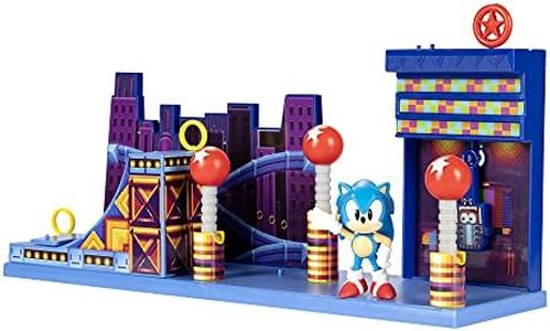 Jakks Pacific Jackalope Sonic Studiopolis Zone Playset, 2.5 Inch, Multicolor