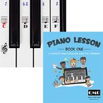 Piano and Keyboard Stickers and Complete Piano Music Lesson and Guide Book for Kids and Beginners