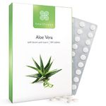 Healthspan Aloe Vera 10,000mg (180 Tablets) | Supports Normal Metabolism | 10,000mg Pure Aloe Vera Gel | Helps to Maintain a Normal Immune System | Added B Vitamins | Vegan