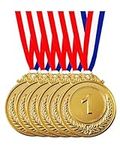 Jauisus 6 Pcs Gold Medals for Award