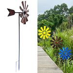 ATORSE® Metal Wind Spinner Garden Windmill Outdoor Yard Lawn Pinwheel Decor A
