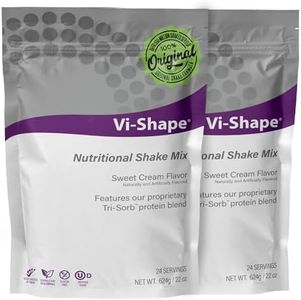 Vi Shape Original Nutritional Shake Mix Sweet Cream Flavor | 22oz (2 Bags, 48 Servings)
