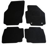 JVL Fully Tailored Carpet Car Mat, Set of 4, Black