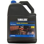 Yamaha LUB-2STRK-M1-04 Yamalube 2M Marine 2-Stroke Oil NMMA TC-W3 Gallon; LUB2STRKM104.