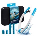 POWERBREATHER AMEO WAVE - the snorkel set for every need - 100% fresh air, no pendulum breathing due to patented valve technology