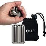 ONO Roller Stainless Steel Mini - The Original Handheld Fidget Toy for Adults | Relieve Stress, Anxiety, Tension | Promotes Focus, Clarity | Compact Portable Design | Stainless Steel for Added Weight