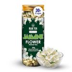 BLUE TEA - Jasmine Tea - 30gm - 30 Cups | FOR SLIMMING BODY & STRESS RELIEF | Non-Bitter - Farm Fresh - Caffeine Free - Herbal Tea - Flower Based | Reusable Pet Jar
