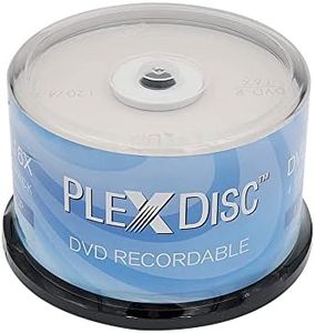 PlexDisc DVD-R 4.7GB 16x Logo Branded Recordable Media Disc - 50 Disc Spindle (FFP) 632-814-BX