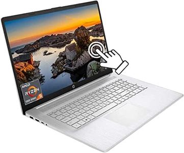 2022 Newest HP 17.3'' HD+ Touchscreen Laptop Business Computer, AMD Ryzen 5 5500U Hexa-Core (up to 4.0GHz), 16GB RAM, 1TB SSD, HDMI, Bluetooth 5, Webcam, Windows 11 w/ 3in1 Accessories, Silver