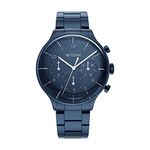 Titan Urban Magic Blue Dial Multial Stainless Steel Strap Analog Watch for Men-NS90102QM01