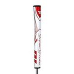 2023 Traxion Pistol GT 1.0 Golf Putter Grip, Lightweight Golf Grip, Advanced Surface Texture Non-Slip,Excellent Push for Golfer(Red White)