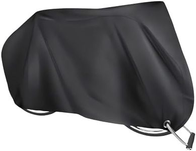Elezenioc Telo Copribici,190T Nylon Coperture Biciclette per 2 Biciclettes Esternoe Interno,Telo Copri Bicicletta Impermeabil Anti-UV con Foro di Blocco,Adatta per Bici da Montagna Strada(Fino a 29 ")