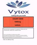 Celery Seed (1000MG) 60 Tablets, by vytox, Vegetarian