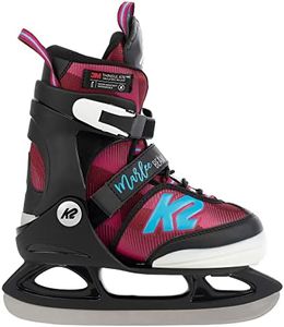 K2 Marlee Beam Girls Adjustable Ice Skates - Red/Blue / 8-12