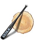 Slyk Professional Aluminium Baseball Bat 34 inch, Aluminium Alloy 2.5" Barrel Baseball Stick for Batting Practice and Home Security (34" - Heavy Weight, Black)