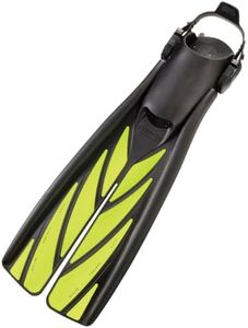 Atomic Aquatics Split Fins, Yellow, Large