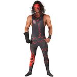 Morph Kane WWE Costume, WWE Costume Men, WWE Kane Costume, Kane Costume for Men, WWE Costume Adult Men, WWE Kane Mask, Large