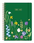 Southworth Academic Planner (July 2024-June 2025), 8.5" x 11, Large Twin Wire, Premium 28 lb./105 GSM Paper, Whimsical Garden (91490)