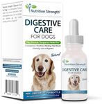 Nutrition Strength Digestive Care for Dogs, Natural Constipation Relief for Dogs and Puppies & Support for Diarrhea, Bloating, Bad Breath, Vomiting, Lack of Appetite, 60 Milliliters