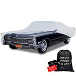 EzyShade 10-Layer Waterproof Sports Car Cover. See Vehicle Size-Chart for Accurate Fit. All Weather Outdoor Covers. Thunderbird Impala Grand Fury Classic Cars. Sun Snow Rain. Size C7 (See Size Chart)