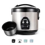 MOOSUM Electric Rice Cooker with On