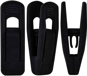 TOFIIGREM Black Velvet Hangers Clips (80-Pack), Non-Slip Strong Velvet Hangers Clips for Velvet Skirt Hangers, Velvet Pants Hanger Velvet Clips Fit for Thin Velvet Clothes Suit Hangers