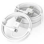 iPhone Charger Cable 3Pack, 3.3 FT [Apple MFi Certified] USB Lightning Cable, iPhone Charger Fast Charging Cord Compatible with iPhone 14 13 Pro 12 Pro 11 Pro Max XR XS X 8 7 6 Plus SE iPad AirPod