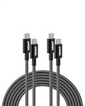 Anker USB C to USB C Cable (10FT, 2Pack), Type-C 100W Charger Cord Fast Charging for iPhone 17/16 Series,MacBook Pro 2020,Pixel and More(USB 2.0,Black)