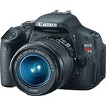 Canon EOS Rebel T3i 18.0MP Digital SLR Camera with EF-S 18-55mm f/3.5-5.6 IS II Zoom Lens, Black (5169B004)