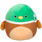 Squishmallow 16" Large Avery The Mallard Duck Plush - Soft and Squishy Duck Stuffed Animal Toy - Official Kellytoy - Great Easter Gift for Kids