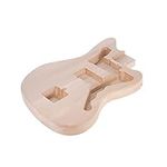 RUSUO MZB-T DIY Electric Guitar Unfinished Body Guitar Barrel Blank Basswood Guitar Body,unfinished electric guitar body