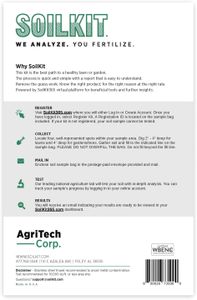 Soil Kit Soil Test Kit – pH, Moisture, Nutrient & Mineral Analysis for Lawn & Garden