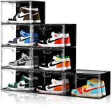 Amllas New 8 Pack Shoe Boxes Stacka