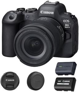 Canon EOS R6 Mark II Mirrorless Camera with 24-105mm f/4-7.1 Lens Bundle with Extra LP-E6P Lithium-Ion Battery