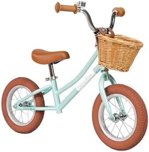 FabricBike Mini 12" - Bicicleta sin Pedales para niños, 18 Meses - 3 años. Bici Ultraligera de Aprendizaje con Manillar y Sillín Ajustables. (Mini Classic Mint Green)