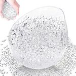 Daover Clear Water Beads 50000Pcs Water Beads for Vases Gel Jelly Balls Vase Filler Beads,Vase Fillers for Floating Pearls, Wedding Centerpiece, Floating Candles, Planting, Floral Decoration