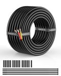 16 Gauge Wire 3 Conductor Electrical Wire, 16 AWG Wire Stranded PVC Cord, 12V Low Voltage/Tinned Copper/Flexible/16/3 Wire for Automotive Wire LED Strips Lamp Lighting Marine (30FT-9.1M)