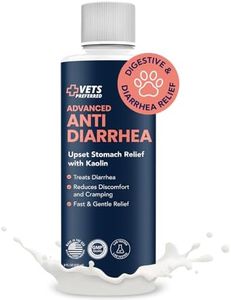 Vets Preferred Anti Diarrhea Liquid for Dogs - Dog Diarrhea Relief with Pectin and Kaolin (8 oz.) | Once Every 12 Hours for Dog Diarrhea & Dog Gas Relief