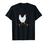 Cute Skateboarding Chicken Funny Skateboard Chicken Gift T-Shirt