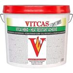 VITCAS 20kg HB60-Heat Resistant Adhesive-Ready Mixed-Indoor and Outdoor-Excellent Adhesion-Heat resistant up to 750 degree Celsius