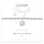 Life Charms You Are So Strong bracelet