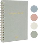 ZICOTO Aesthetic Blank Recipe Book with Linen Cover - The Perfect Recipe Notebook to Write in Your Own Recipes - Beautiful Blank Cookbook to Organize Your Recipes