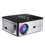 EGate O9 Pro-Zen, Full HD 1080p Projector (Upgraded), 12000 L, 4K Support, Android | 2GB RAM-16GB ROM | ARC HDMI | Auto (Focus + Keystone + Screen Fit + Obstacle Shift), Dolby, WIF+BT (EO9025, Black)