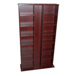 WATSONS ST LAURENCE - 355 CD / 130 DVD Blu-ray Media Storage Shelves - Mahogany